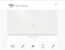 Tablet Screenshot of forestdesignbuild.com